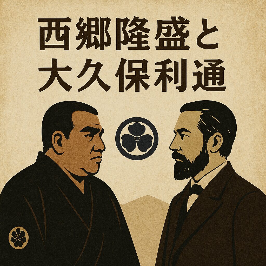 西郷隆盛と大久保利通